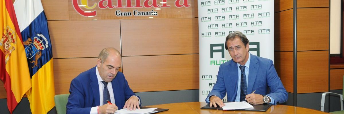 La Cámara de Comercio de Gran Canaria y ATA firman un convenio para facilitar a los autónomos la solicitud de la ayuda del Kit Digital